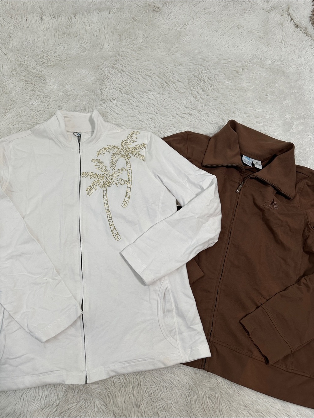 🥕 Bundle of 2 Princess Cruise Lines Zip Up Sweatshirt Jackets